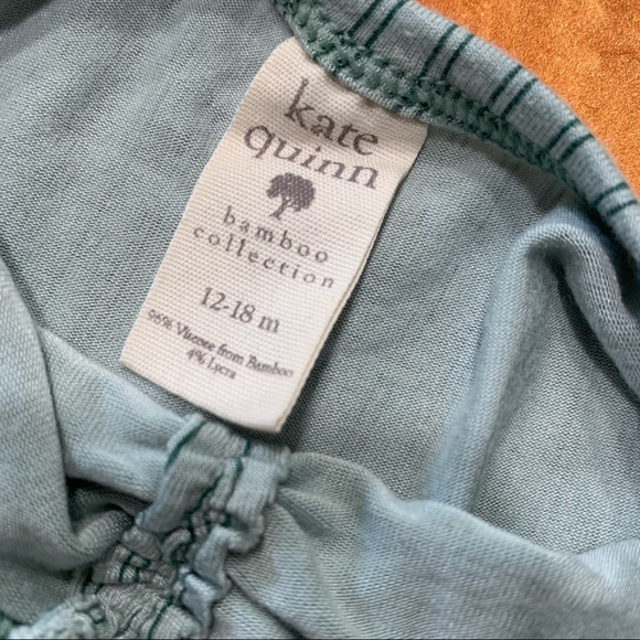 Kate Quinn Bamboo Dress stripe shirt sleeve soft 12-18 months - Picture 3 of 5